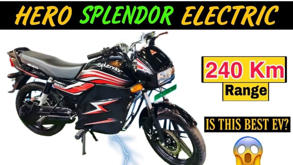 Hero Splendor Electric Bike Launch In India | इलेक्ट्रिक बाइक एक बार चार्ज करने पर 240 Km चलाओ| Hero Splendor Electric Bike Features..