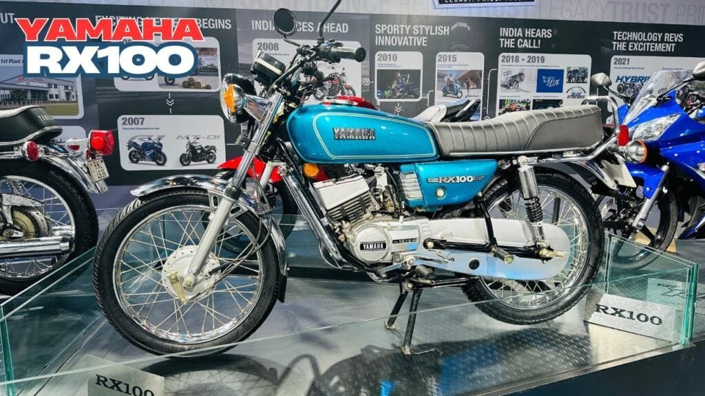 2025 Yamaha RX 100: The Legend Returns Bharat Mobility 2025 Price यामाहा RX 100 नई मॉडल लॉन्च 2025 Yamaha RX 100: The Legend Returns Bharat Mobility 2025 Price यामाहा RX 100 नई मॉडल लॉन्च!Yamaha RX 100 launch date in India..