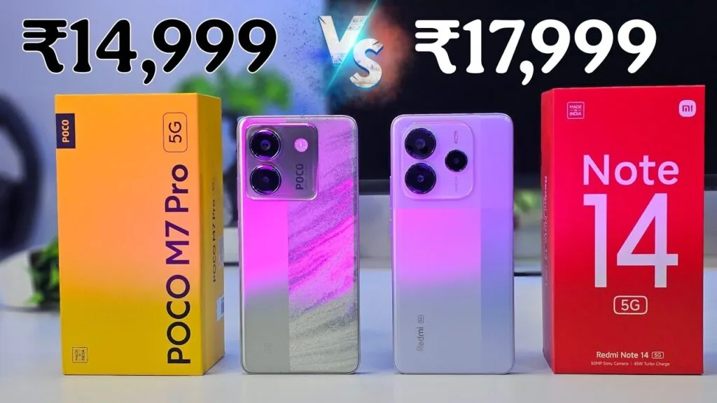 Poco M7 Pro Vs Redmi Note 14: